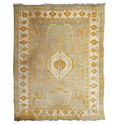 Appraisal: USHAK CARPET WEST ANATOLIA LATE TH CENTURY the slate grey