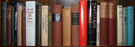 Appraisal: Literature Literary Criticism Vols on shelves