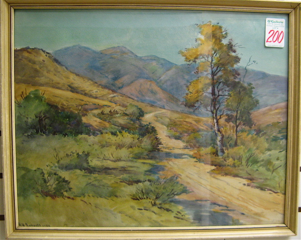 Appraisal: ALBERT H SCHROFF WATERCOLOR ON PAPER Eugene Oregon born Mountain