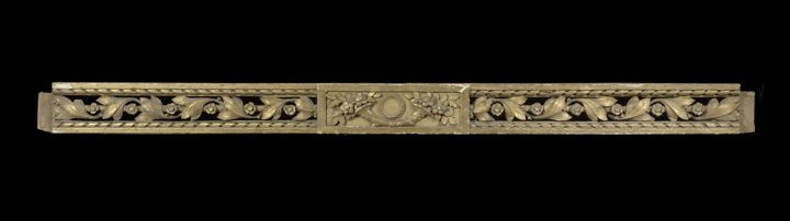 Appraisal: Louis XVI Giltwood Mobilier Fragment fourth quarter th century probably