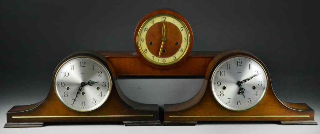 Appraisal: Mantle Clocks including LinderConsisting of two Linder mantle clocks along