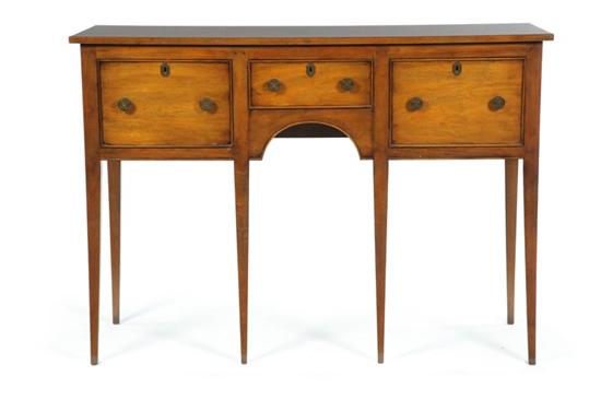 Appraisal: HEPPLEWHITE-STYLE SIDEBOARD American late th century branded ''Kittinger Williamsburg Collection''