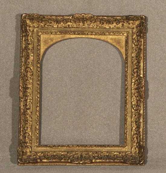 Appraisal: Louis XV Style Gilt Composition Wood Frame th Century Arched