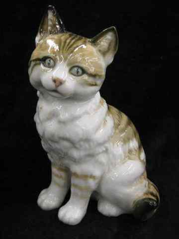 Appraisal: Hutschenreuther Porcelain Figurine of a SeatedCat '' excellent