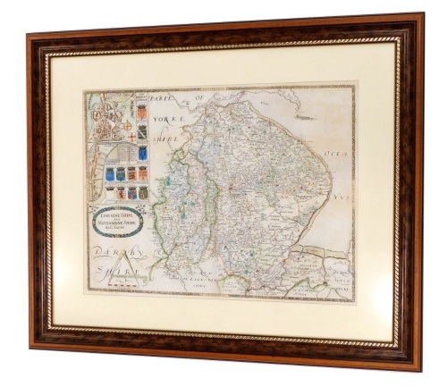 Appraisal: After Saxton Map of Lincolnshire amended by Philip Lea with