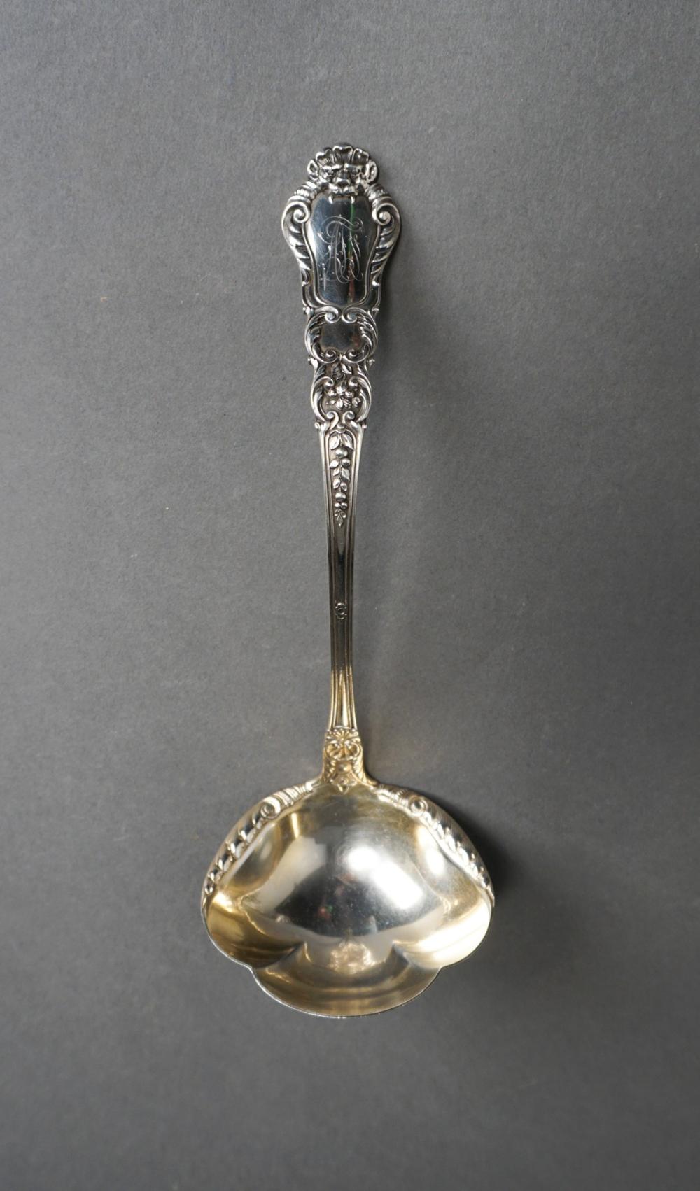 Appraisal: GORHAM PARTIAL GILT STERLING SILVER 'OLD BARONIAL' LADLE OZT L