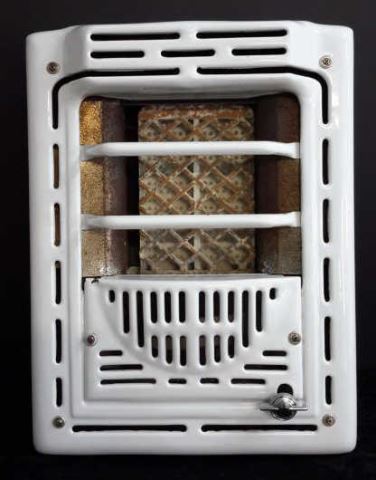 Appraisal: Antique Porcelain Wall Insert Gas Space Heater Removed from a