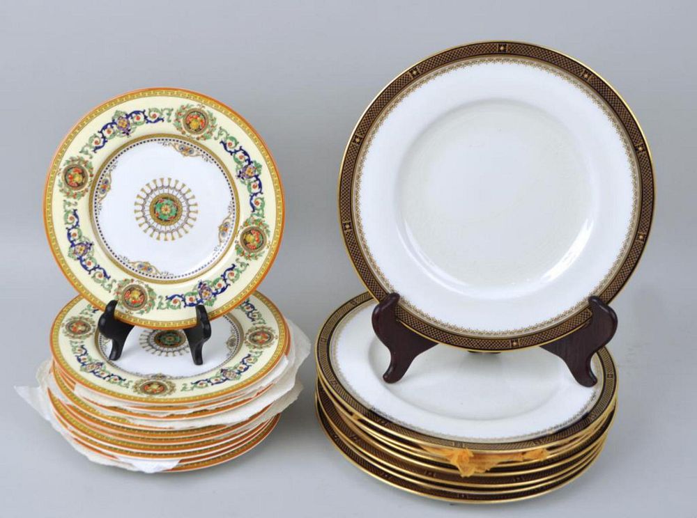 Appraisal: Group Royal Worcester Porcelain Plates including Royal Worcester Empire pattern