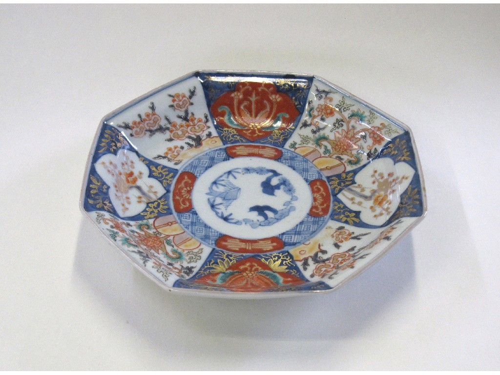 Appraisal: Oriental Imari octagonal plate