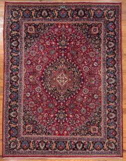 Appraisal: Antique Iranian Mashad ' x ' Rug Antique Mashhad made