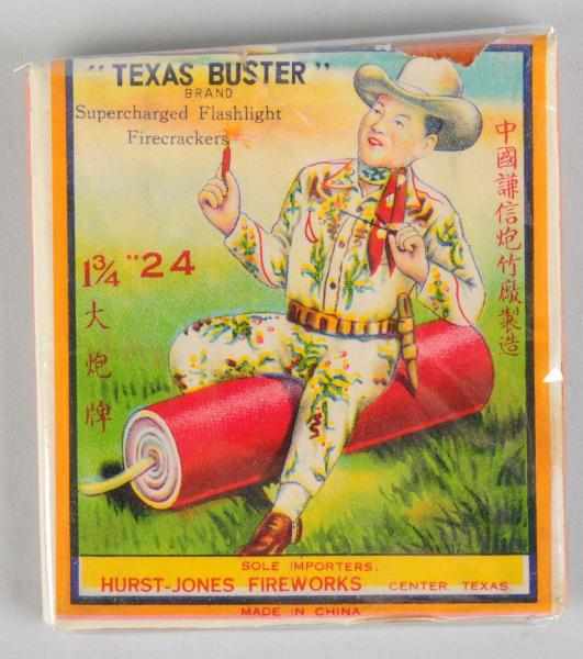 Appraisal: Texas Buster -Pack Firecrackers Class Hurst Jones Fireworks Center in