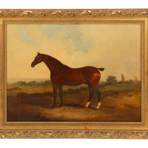 Appraisal: James Barenger II British - Untitled Bay Hunter oil on