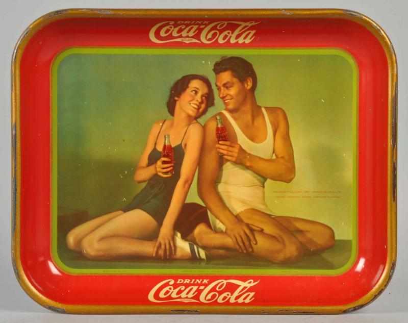 Appraisal: Coca-Cola Serving Tray Some larger edge chips minor marks and