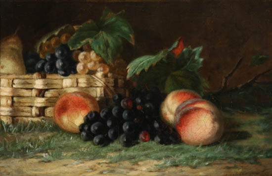 Appraisal: A Weggaert American Late th Century Still Life with Peaches