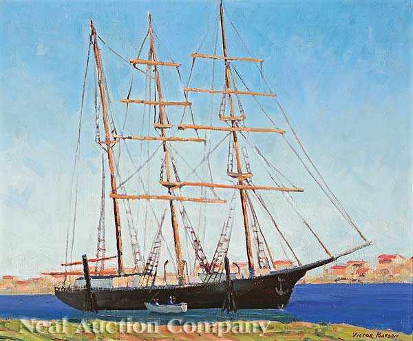 Appraisal: Victor Stanley Matson American California - The Lottie Carson oil