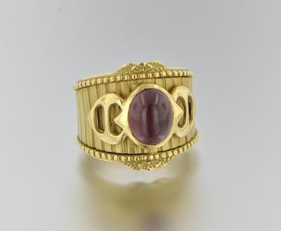 Appraisal: An k Gold and Rhodolite Garnet Ring by SeidenGang k