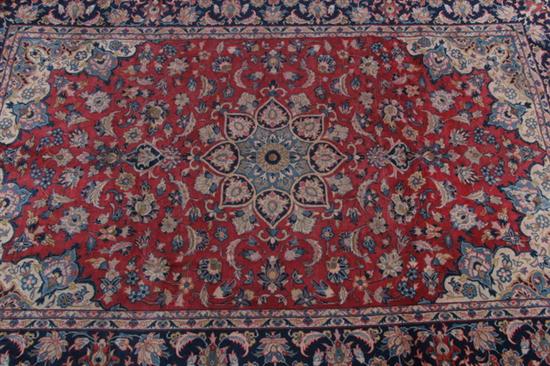 Appraisal: ISFAHAN RUG ft in x ft