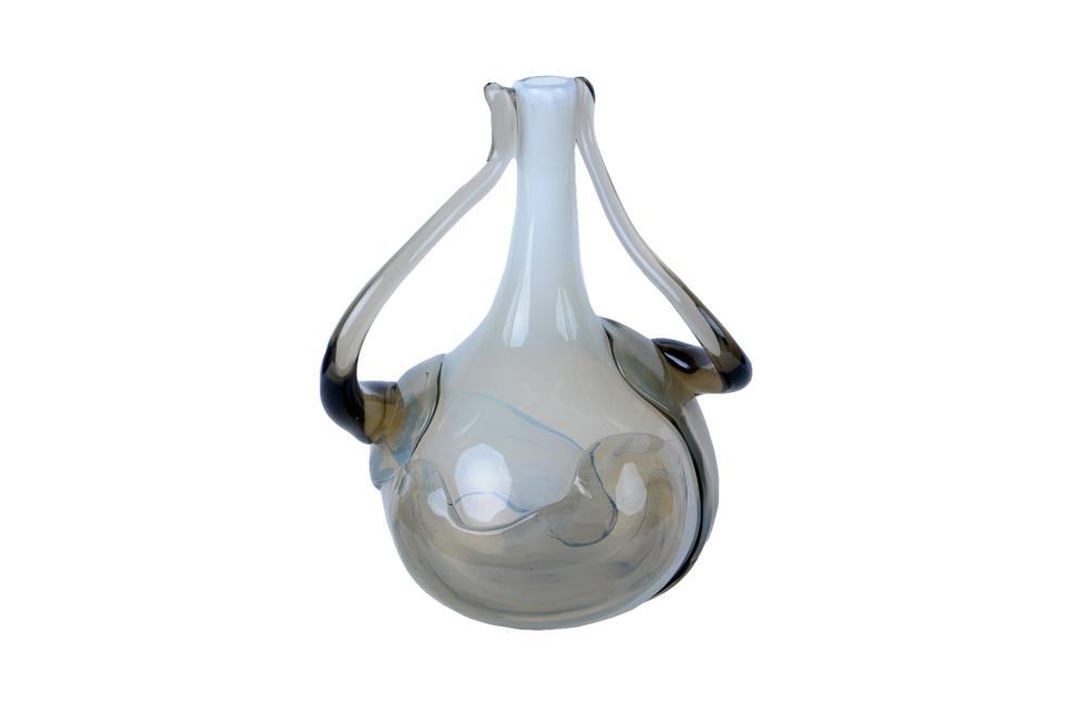 Appraisal: CLAIRE FALKENSTEIN BLOWN GLASS VASEmanufactured by Salvati Co inches high