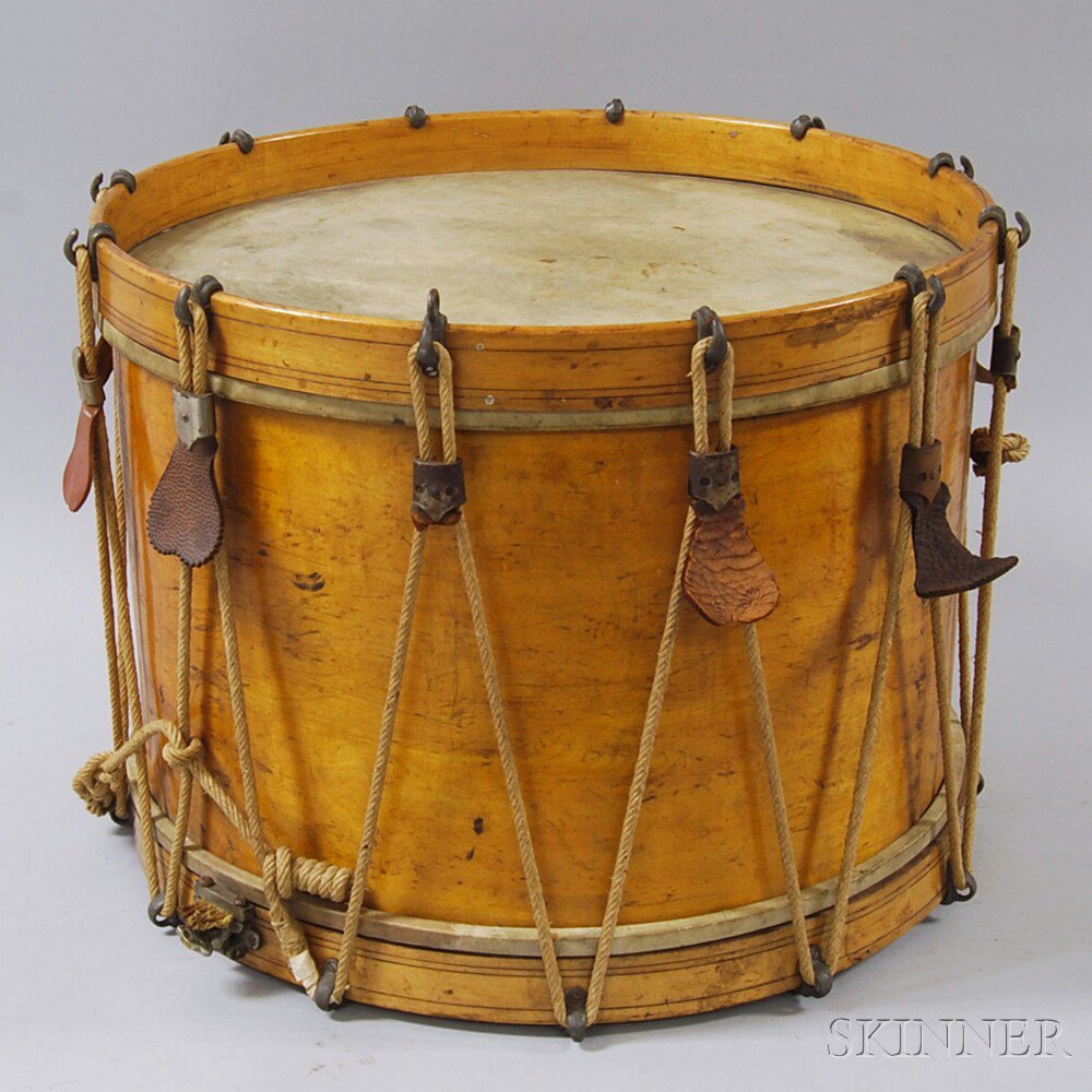 Appraisal: Triple Star Snare Drum late th century with a maple