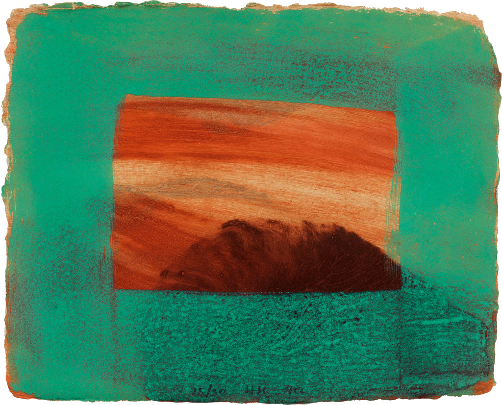 Appraisal: HOWARD HODGKIN After Degas Color etching and carborundum with hand-coloring