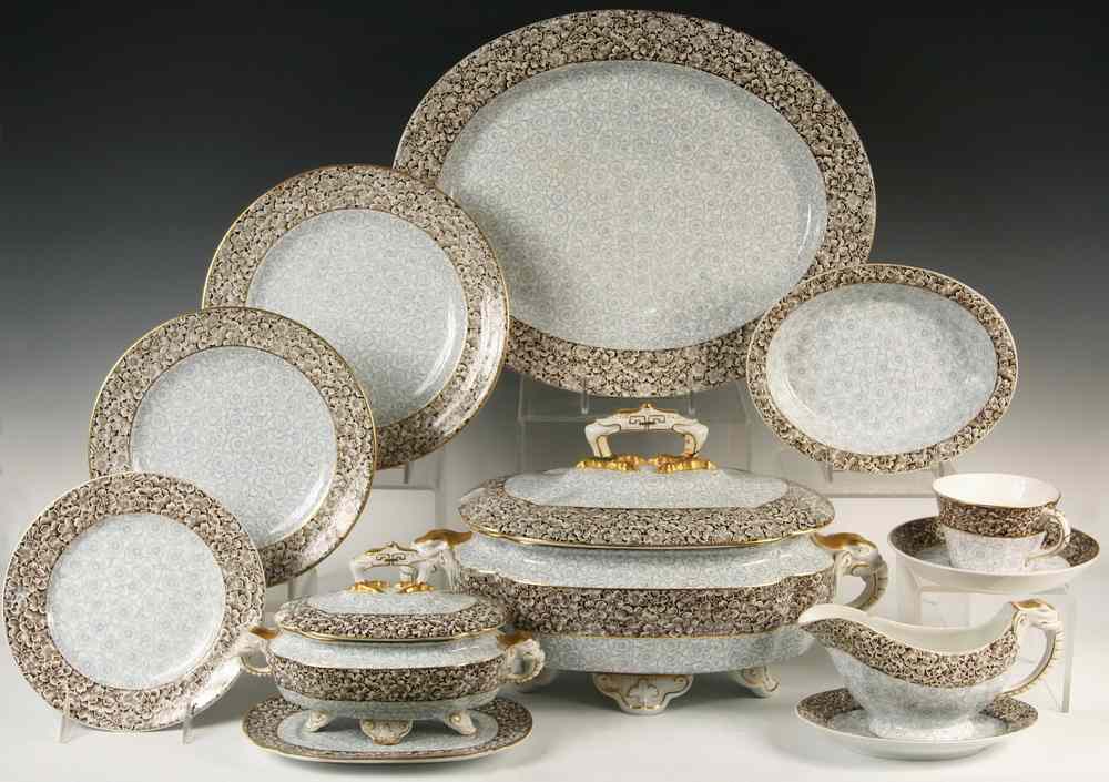 Appraisal: PC PARTIAL ROYAL WORCESTER DINNER SERVICE - Partial Service of