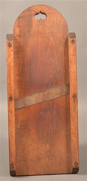 Appraisal: Pennsylvania th Century Cherry Slough Board Pennsylvania th Century Cherry