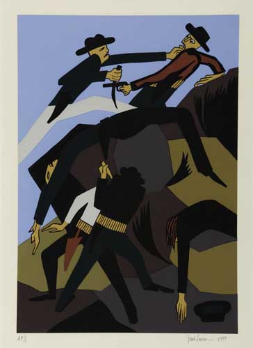 Appraisal: THE ONE ARTIST'S PROOF JACOB LAWRENCE - John Brown's victory