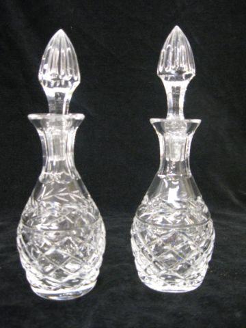 Appraisal: Pair of Waterford Cut Crystal Creuts signed tall excellent