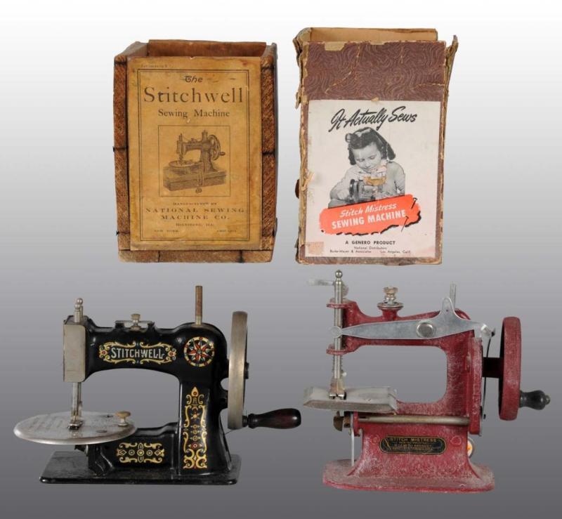 Appraisal: Lot of Child's Toy Sewing Machines Description One is a