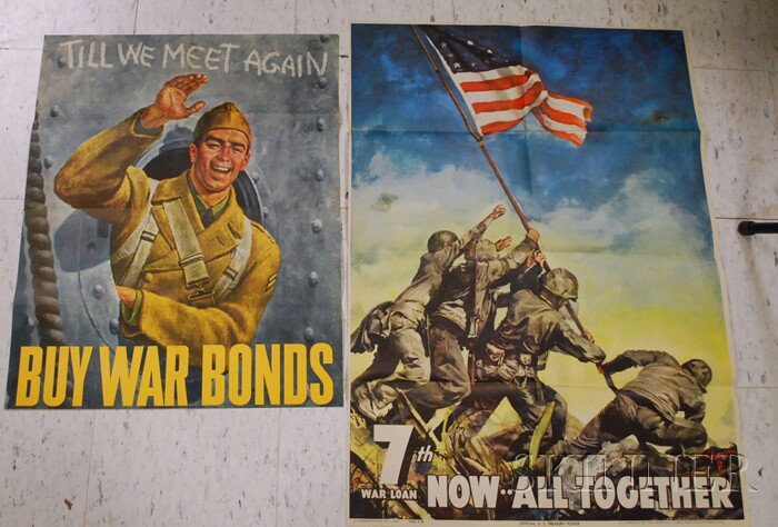 Appraisal: Two WWII Posters Joseph Hirsch Till We Meet Again and