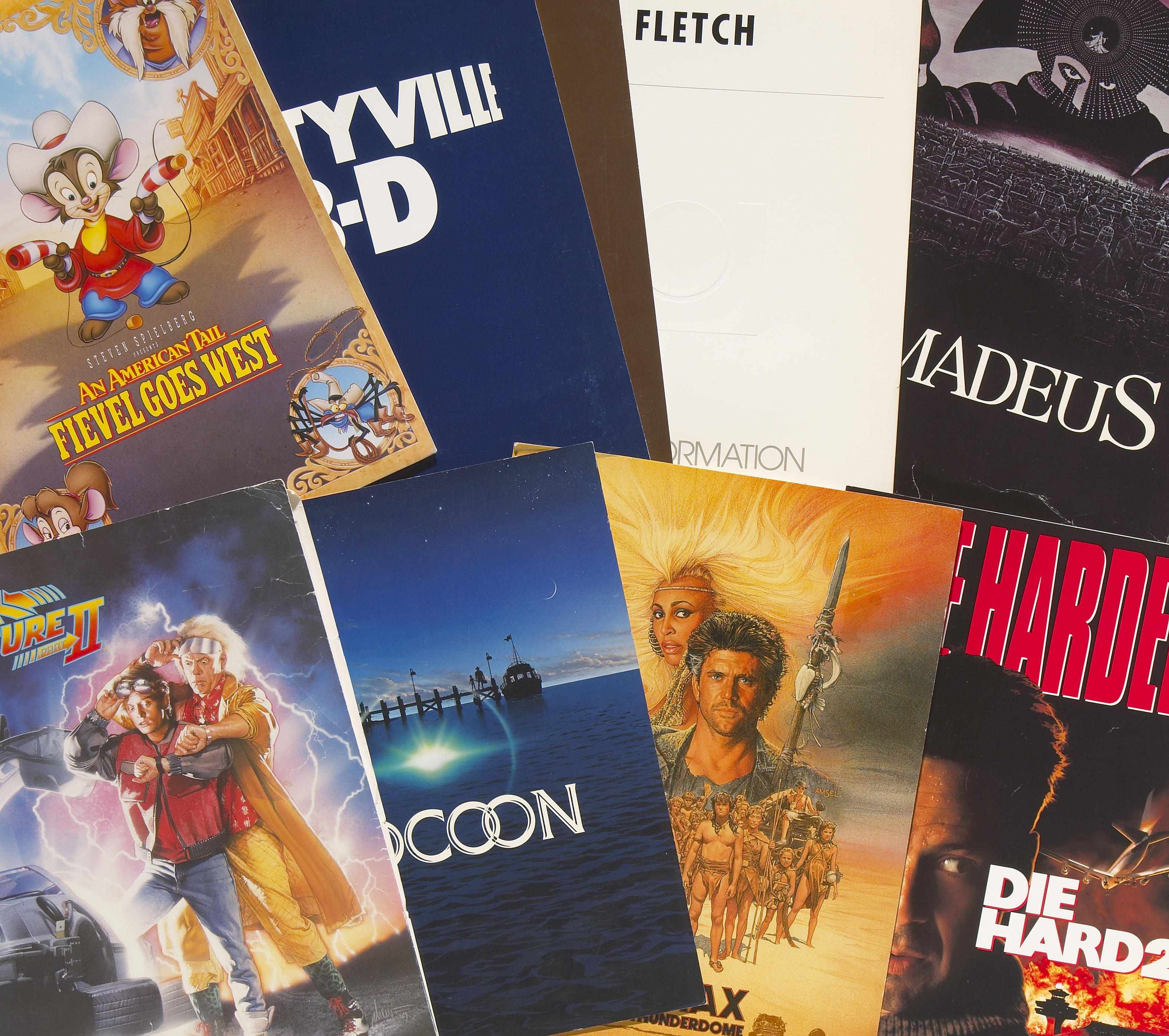 Appraisal: Hollywood press kits A collection of approximately press kits from