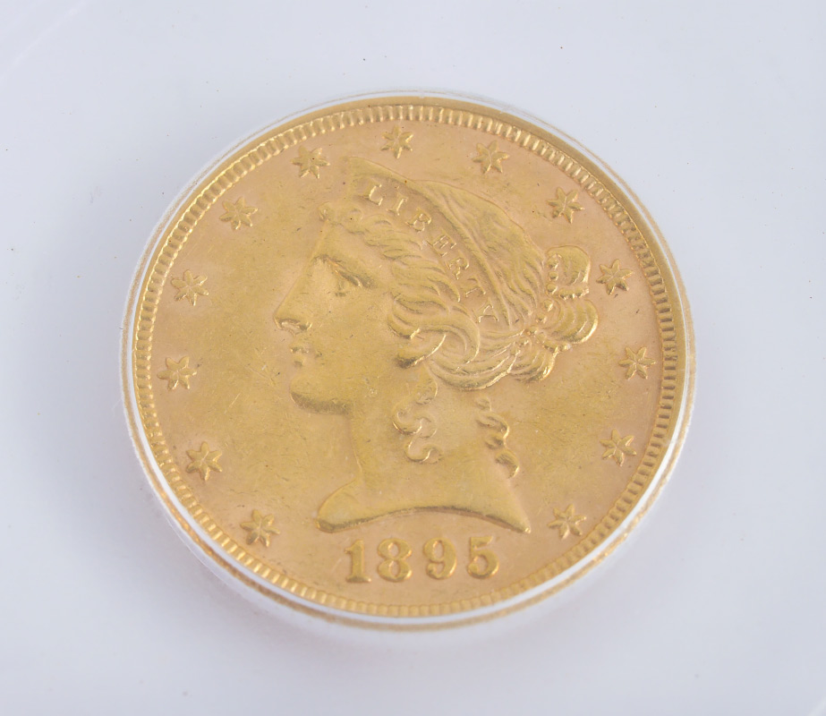 Appraisal: US LIBERTY HEAD GOLD COIN Slabbed and graded ICG MS