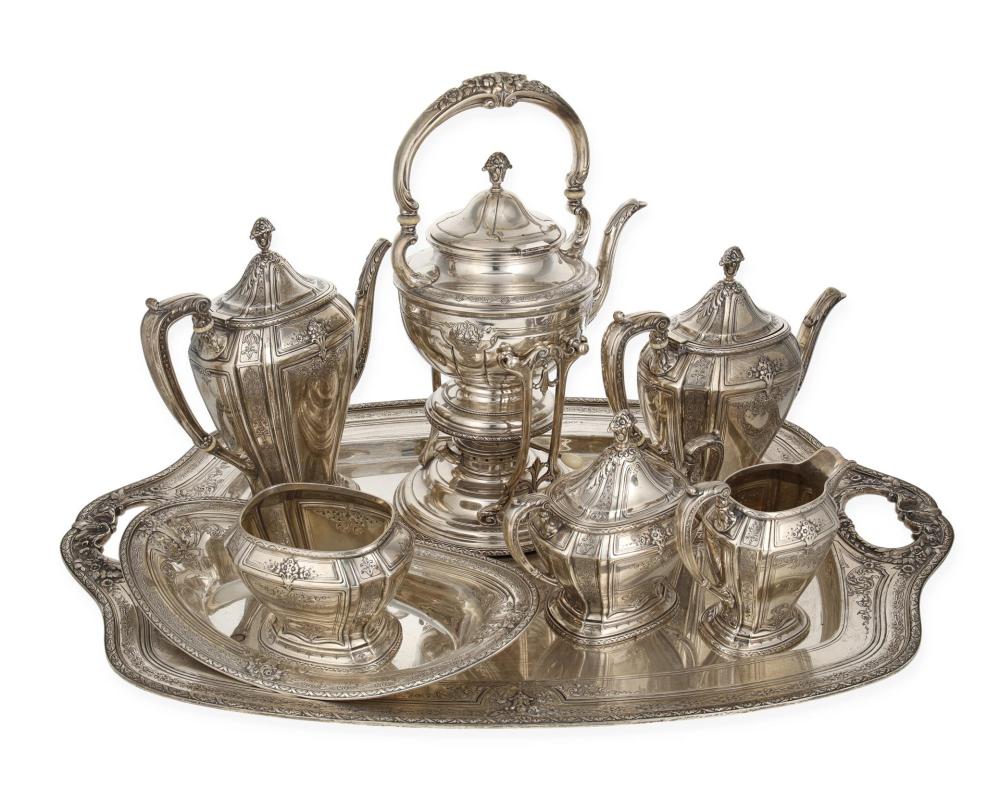 Appraisal: A Towle D'Orleans sterling silver tea and coffee service Circa