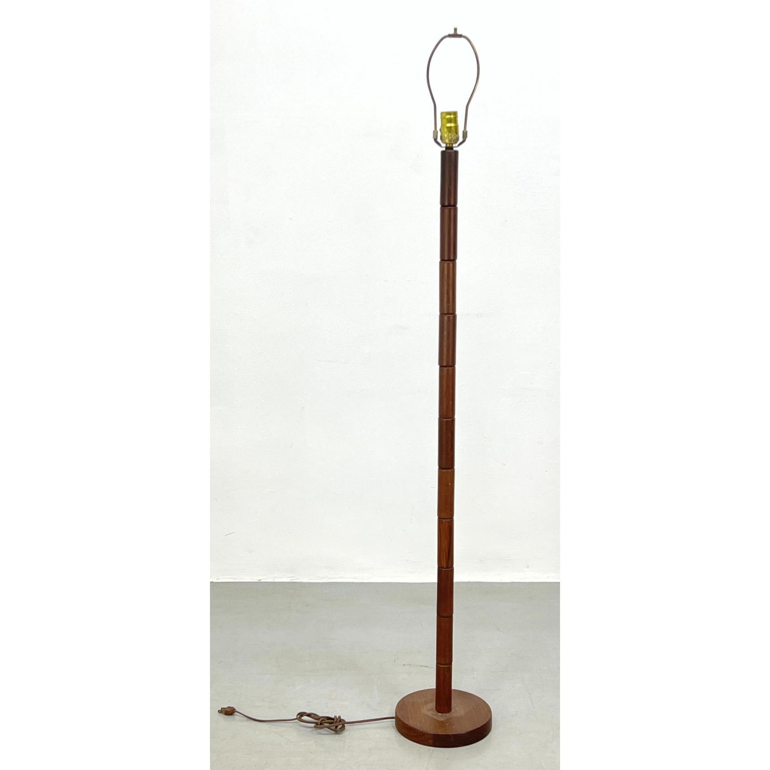 Appraisal: Danish Modern Teak Floor Lamp Dimensions H inches W inches