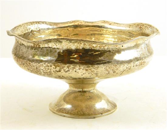 Appraisal: SILVER Sedlacek Co sterling trophy hand-hammered silver trophy raised on