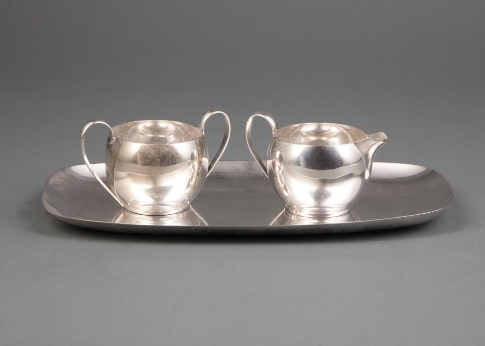 Appraisal: WATSON STERLING CO SILVER SUGAR AND CREAMERAmerican Sterling Silver Sugar