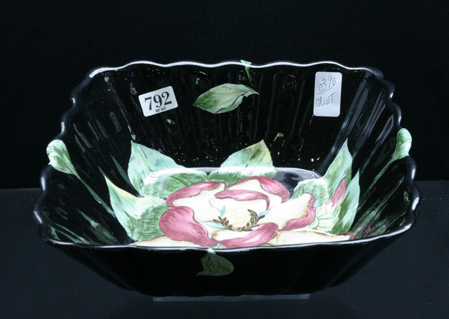 Appraisal: A Royal Staffordshire fruit bowl by Clarice Cliff 'Magnolia'