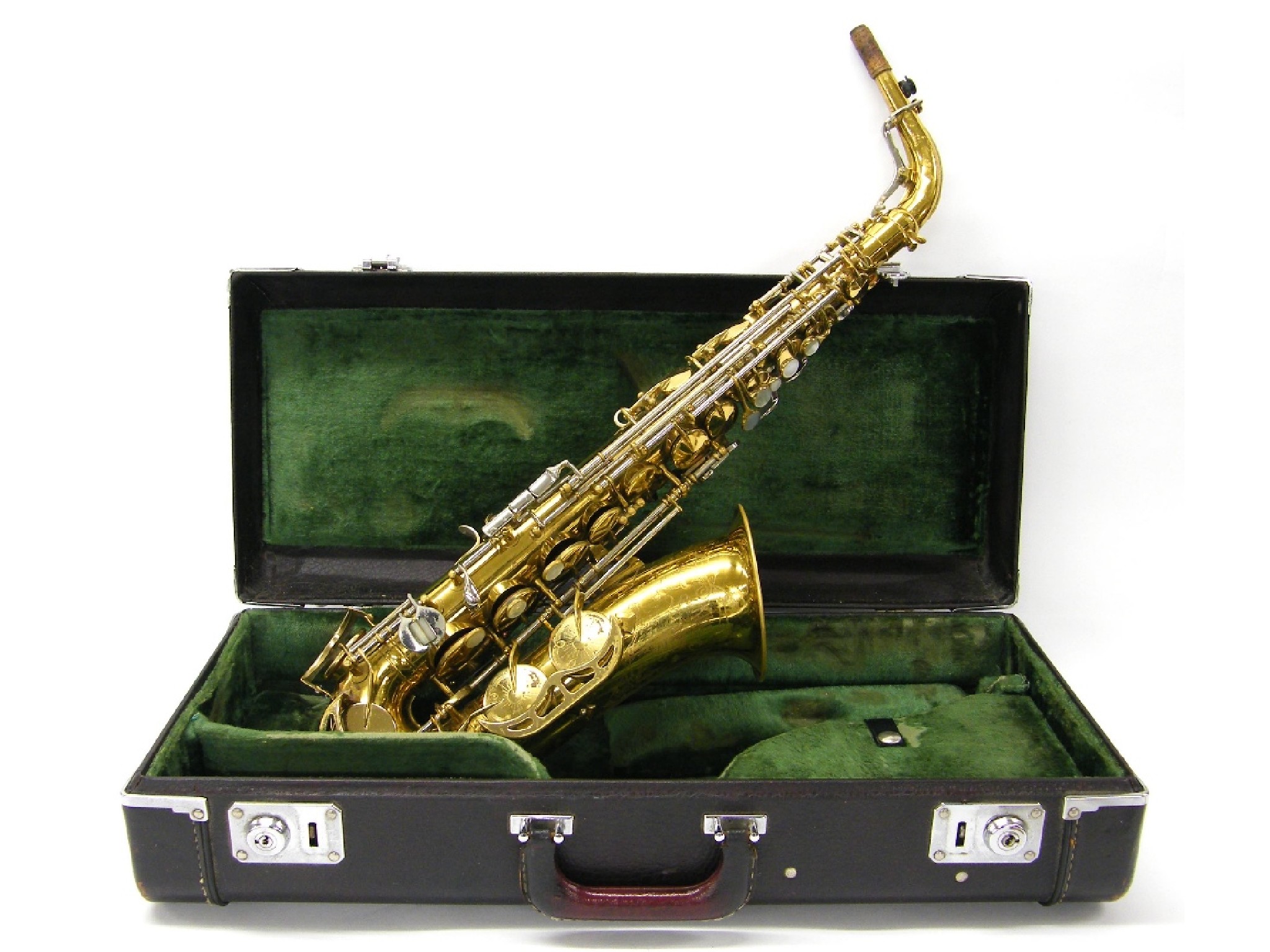 Appraisal: King Super alto saxophone no inscribed King Super King Musical