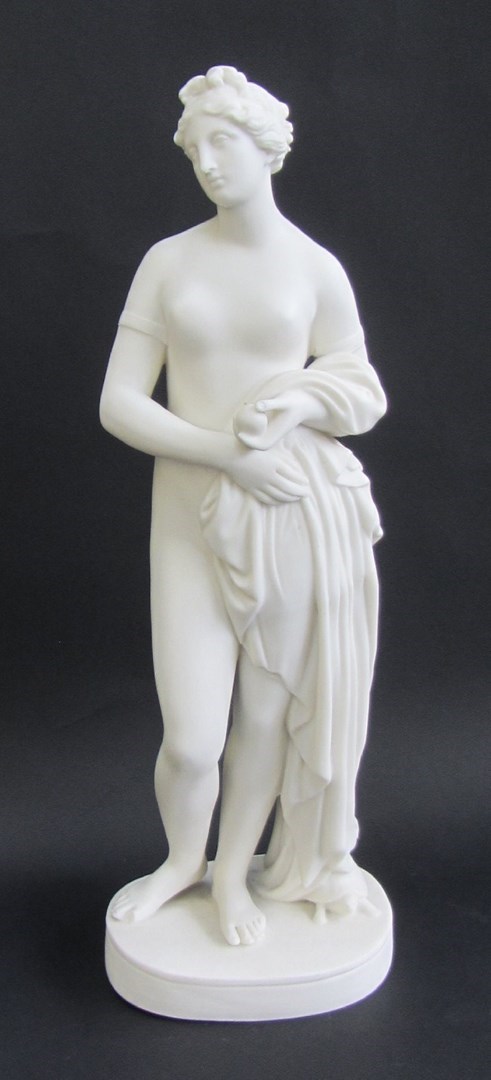 Appraisal: A Copeland parian figure of 'Venus' raised on a shaped