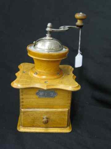 Appraisal: Antique Coffee Mill with drawer '' x ''