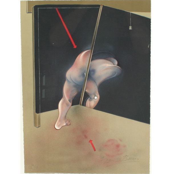 Appraisal: Francis Bacon - tude de Corps Humain color lithograph x