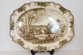 Appraisal: JOHNSON BROS 'THE FRIENDLY VILLAGE' LARGE PLATTER