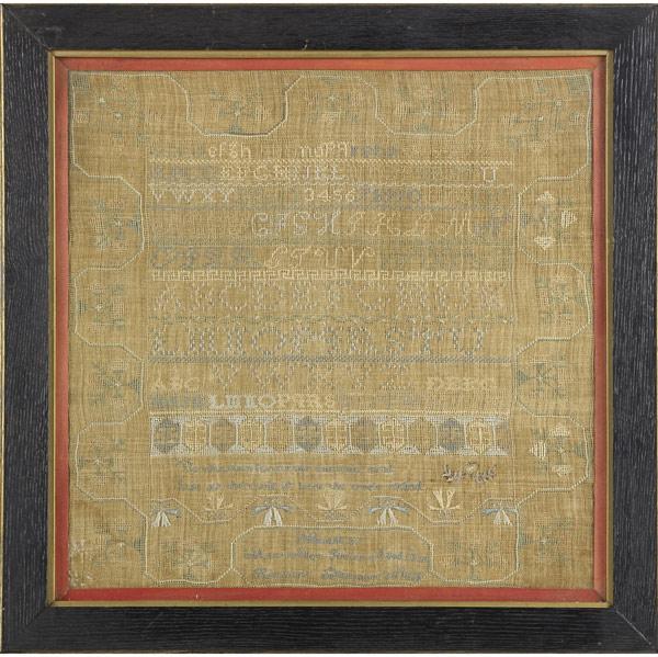 Appraisal: TH C SAMPLER By Mary Allen Tucker x