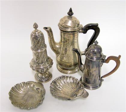 Appraisal: Group of American and English sterling silver mostly th century