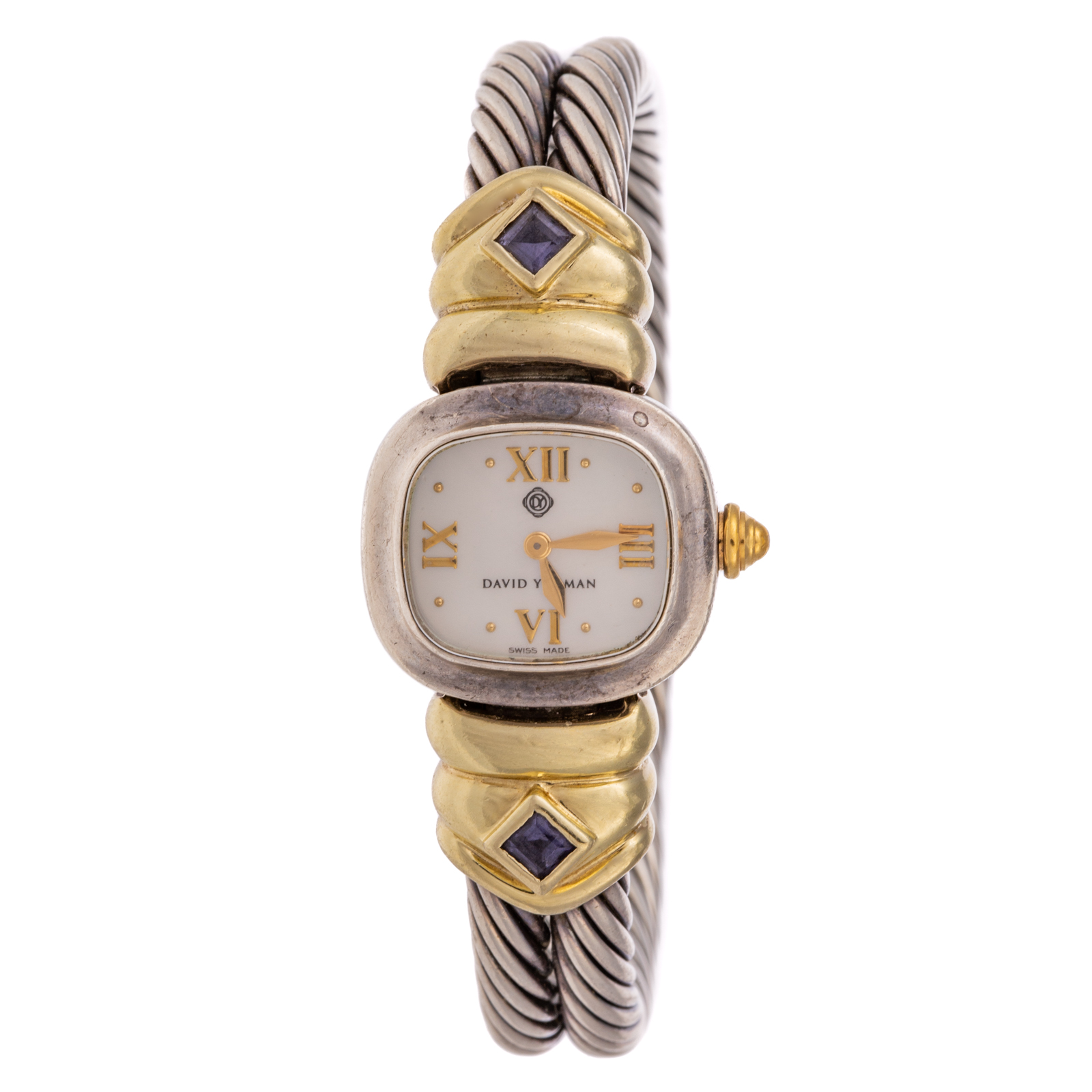 Appraisal: A K STERLING CABLE WATCH BY DAVID YURMAN K yellow