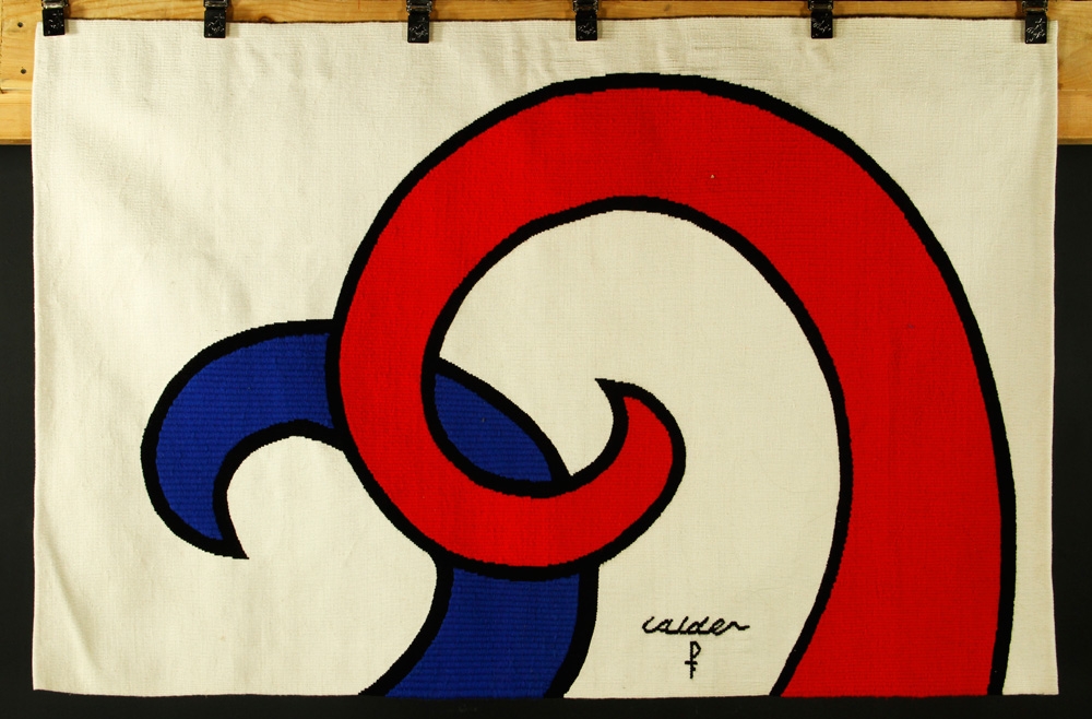 Appraisal: - Calder The Bicentennial Tapestries Les Vagues Tapestry Alexander Calder