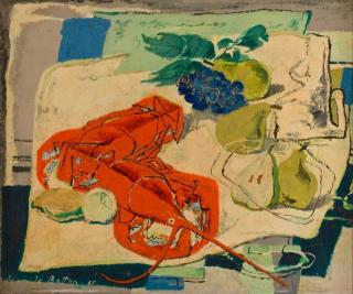 Appraisal: Jean de Botton o c Still Life with Lobsters Jean