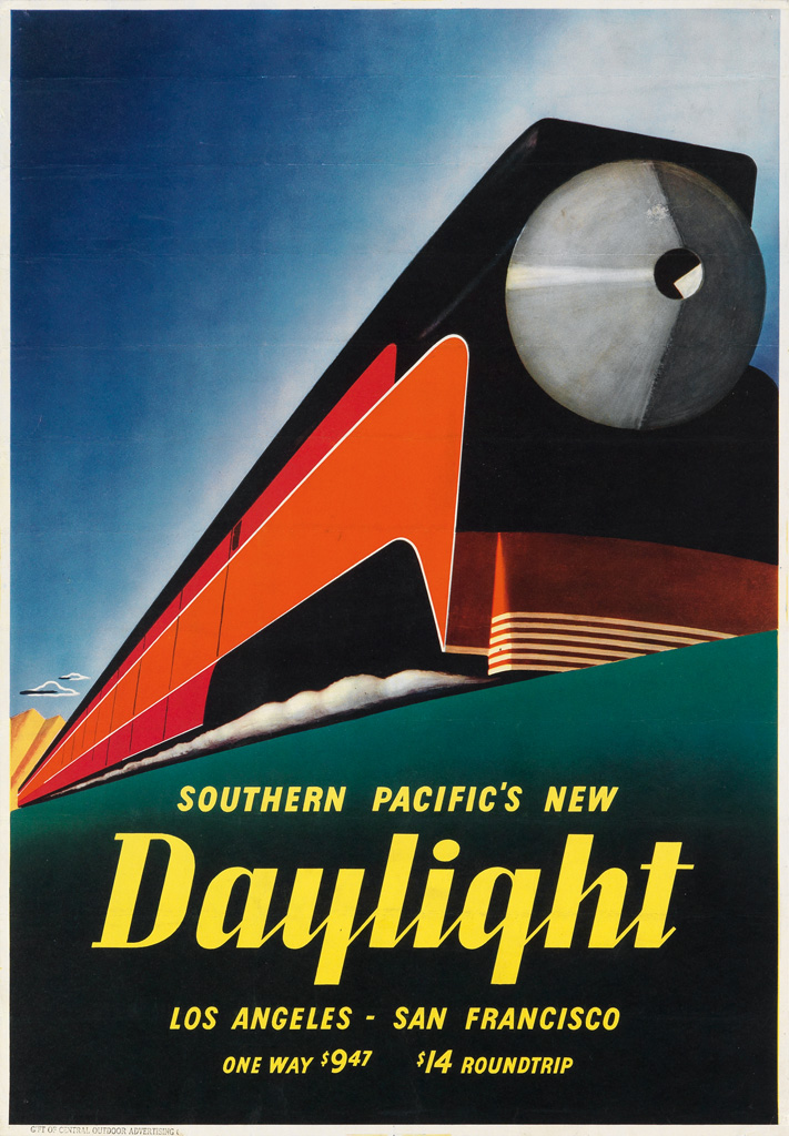 Appraisal: SAM HYDE HARRIS - SOUTHERN PACIFIC'S NEW DAYLIGHT x inches