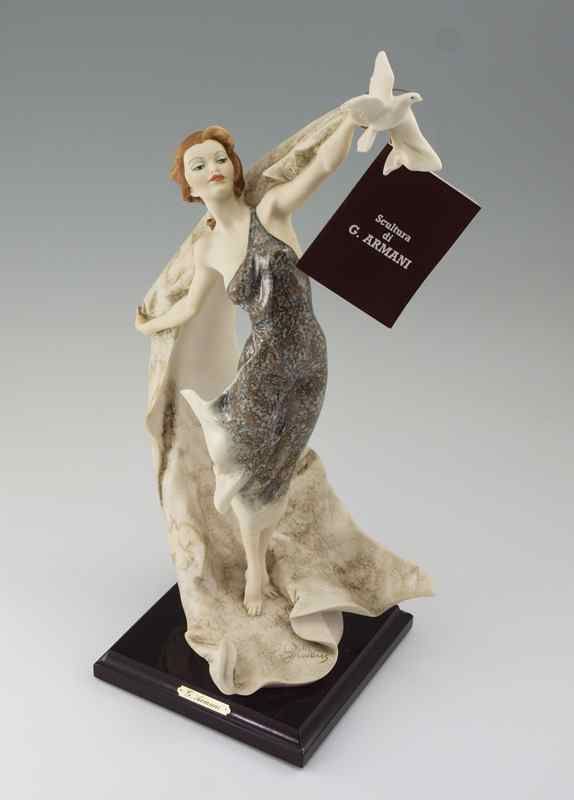 Appraisal: GIUSEPPE ARMANI FIGURINE SOCIETY EXCLUSIVE ''ASCENT'' C ''Florence sculture d'arte''