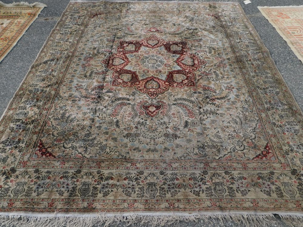 Appraisal: VINTAGE INDO ROOM SIZE RUG Vintage room size Indo carpet